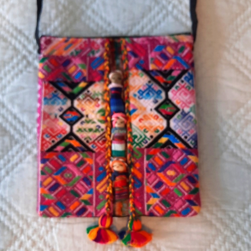 Guatemalan Tipico Worry Doll Bag